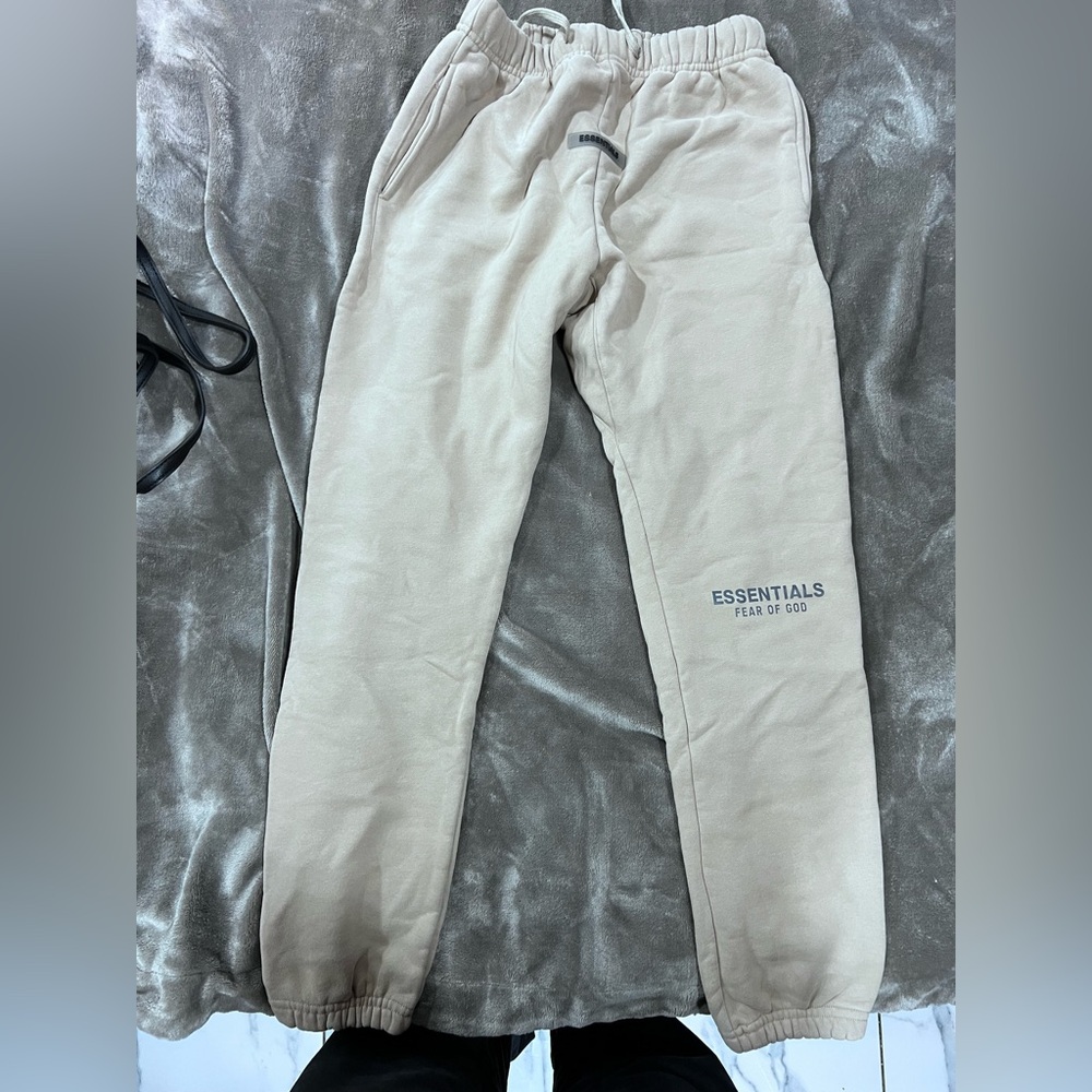 Fear of God Essentials Cream Sweatpants